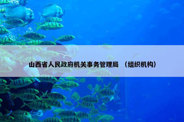 山西省人民政府机关事务管理局 （组织机构）